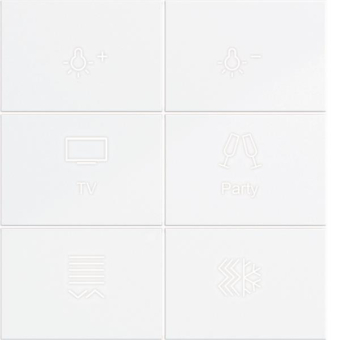 Hager Aufsatz f.Tasts.KNX      WAK7216WG 