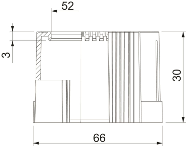 OBO 129 TB PG48 Rohrendtülle teilbar PG 