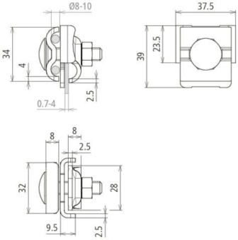 Dehn 365018  FK KB DUL 6.10 KBF0.7 4 V2A 