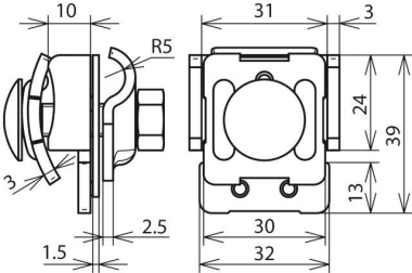 DEHN Falzklemme Cu-St/Tzn         365117 