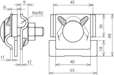 DEHN Falzklemme 0,7-10mm          365221 
