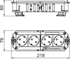 OBO UTC4 G W2OR2 Ü Uniträger Connect 