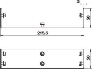 OBO OKB V 210 Verbinder f.OKB blind 