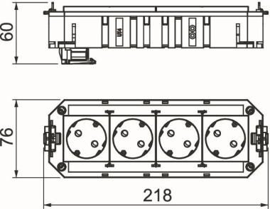 OBO UTC4 G W4 Universalträger Connect 