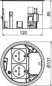 OBO MT R2 NF Montageträger f.GES R2 
