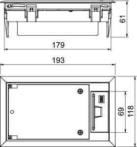 OBO GES2 DB 9011 Geräteeinsatz 