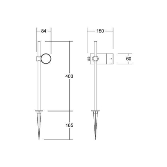 BRUM Gartenstrahler Asteria 6W  60113183 