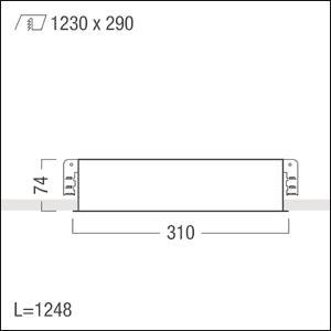 Zumtobel MIREL L NIV LED2800    42925633 