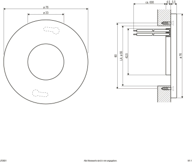 EVN Led-edelstahl-Einbauleuchte   LR0601 