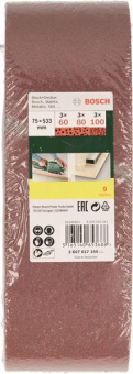 Bosch Schleifband-Set f.Bu.D  2607017155 