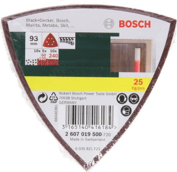 Bosch Schleifblatt-Set        2607019500 