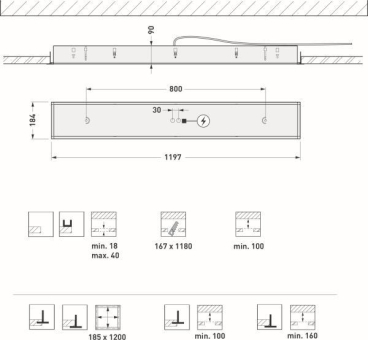 TRIL Einbauleuchten Opendo    6000925751 