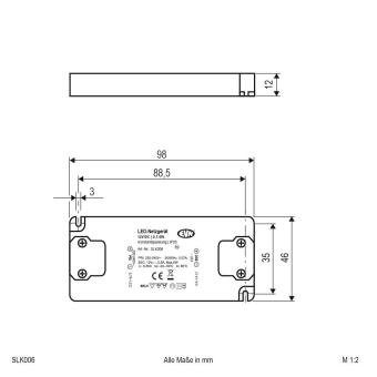 EVN NG 12V/DC -0,1-6W -IP20 -     SLK006 
