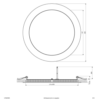 EVN LED-Einbau-Panel rund 21W LPRW223540 