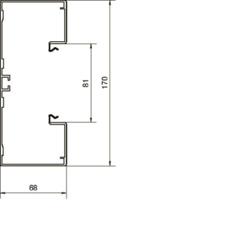 Hager Brüstungsk.Unterteil BRA6517019016 