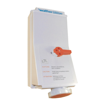 Walther Wandsteckdose 63A 5P 400V  AJ169 