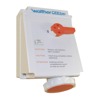 Walther Wandsteckdose 32A 5P 400V  AE139 