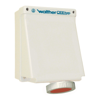 Walther Wandsteckdose 16A 5P     AE119MV 