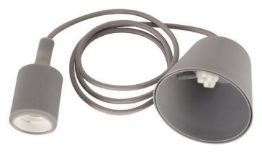 S&H Hängeleuchte Kunststofffassung 88923 