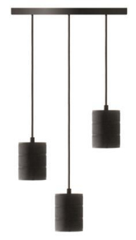 S&H Hängeleuchte Fassung E40       88909 