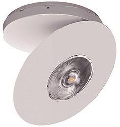 S&H LED-Spot 116x116x38mm silber   90375 