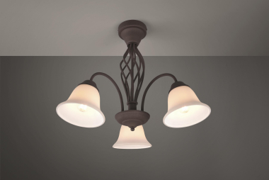 Trio Deckenl.RUSTICA, 3x E14   601000324 