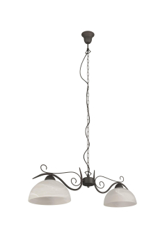 Trio Pendelleuchte rostfarben,2 R3432-24 