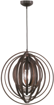 TRIO Pendelleuchte Holz braun  305900126 