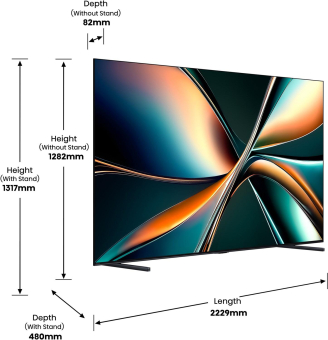 Hisense 100U7Q sw Mini LED-TV ULED 