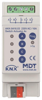 MDT AKK-0416.03 Schaltaktor 4fach 2TE 