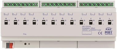 MDT Schaltaktor 12-fach 12TE REG 16/20A 