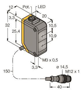 Turck Opto Sensor Reflexions-   Q20PLPQ5 