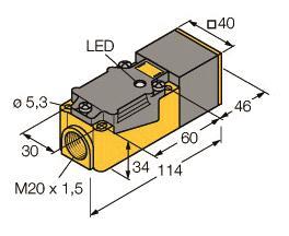Turck Induktiver Sensor    BI20-CP40-Y1X 