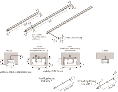 Hera LED Stab o.Dunkelzonen  20202410204 