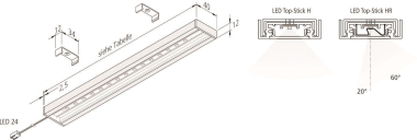 Hera LED Anbauleuchte        61001420402 