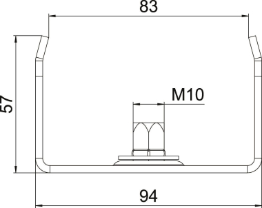OBO MAH 60 100 FS Mittenabhängung 