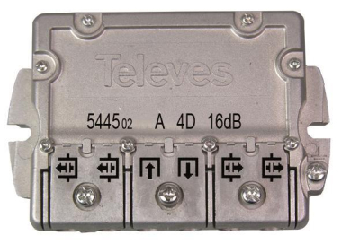 Televes 4-fach Easy-F-Abzweiger   EFA417 