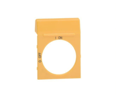 ABB OPY2 Blanco-Schild gelb f. OH2_ OPY2 