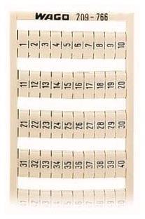 WAGO 209-766 WSB-Beschriftungskarte, als 