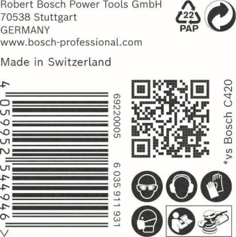 Bosch EXPERT Schleifblatt     2608901156 
