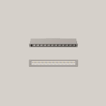 BEGA E-Einbauleuchte silber     24306AK3 