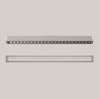 BEGA E-Einbauleuchte silber     24307AK3 