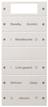 GIRA 221503 Wippenset 5fach Plus (2+3) 