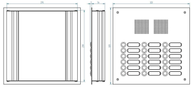 Grothe Türstation EV1 silber  TS 787 3-6 