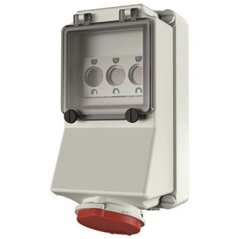 Mennekes 16A5P 6H400V Wanddose IP44 5004 