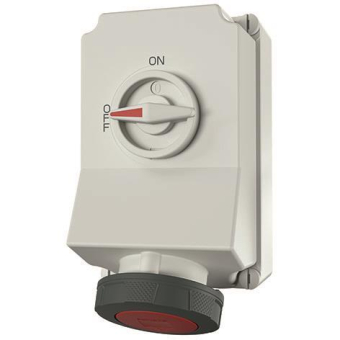 Mennekes 63A5P 6H400V Wanddose DUO 5113A 