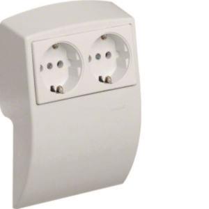 Hager Doppelsteckdose SL20051  L22509010 