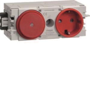 Hager Steckdose+Schalter      GS11003020 