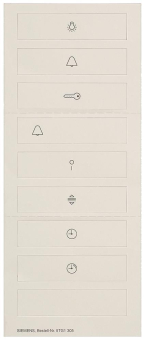 SIEM Piktogrammbogen für 1-fach  5TG1305 