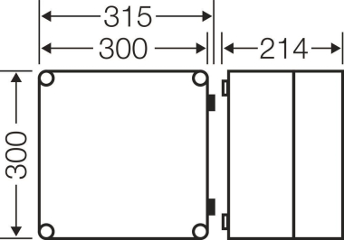 HENS Mi-Einzelleergehäuse Mi     Mi 9210 